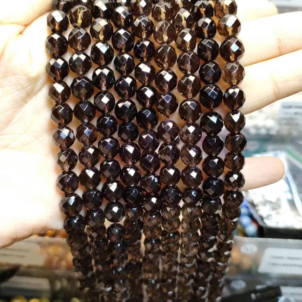 Link-B【6mm】(1 bowl=6 scoops or 3 strands) DIY high quality natural beads