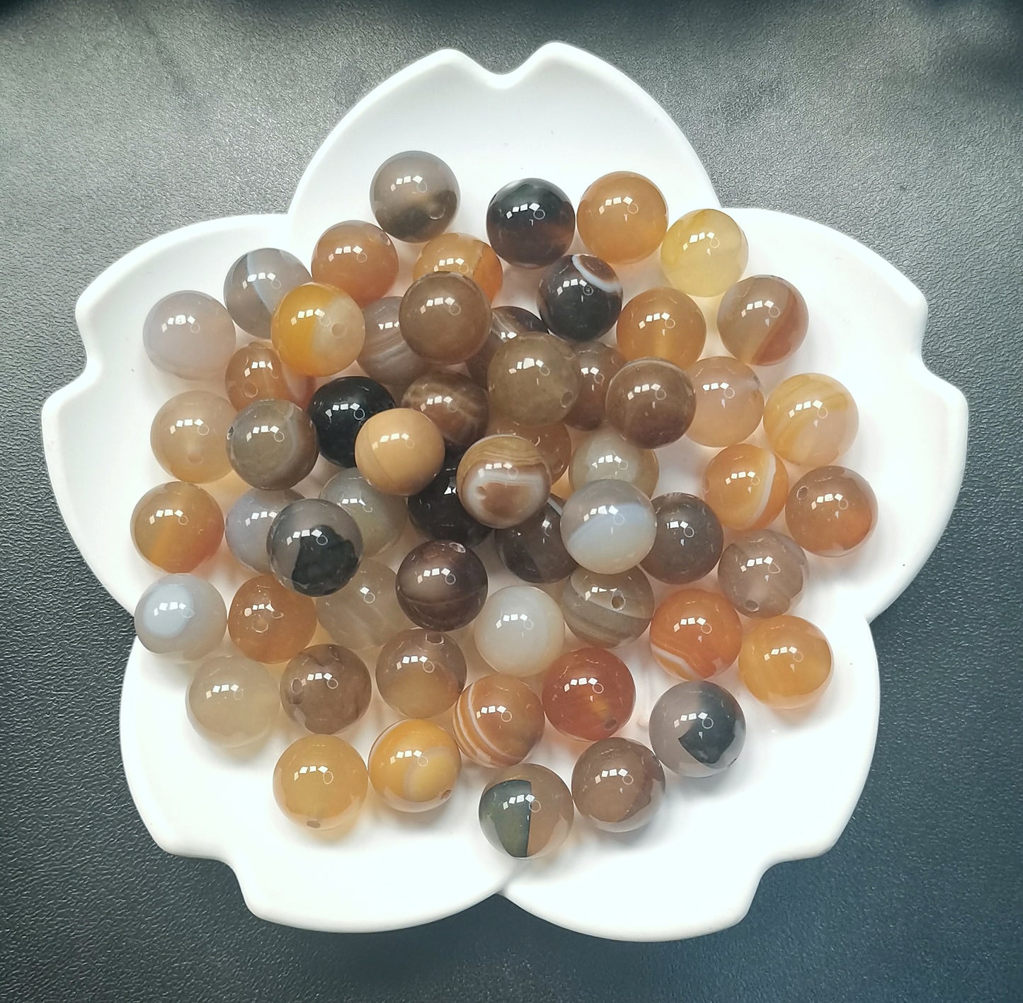 Link-E 【10mm】 (1 bowl = 15 scoops or 2 strnads) DIY high quality beads