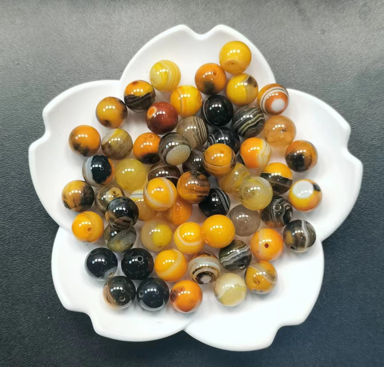 Link-E 【10mm】 (1 bowl = 15 scoops or 2 strnads) DIY high quality beads