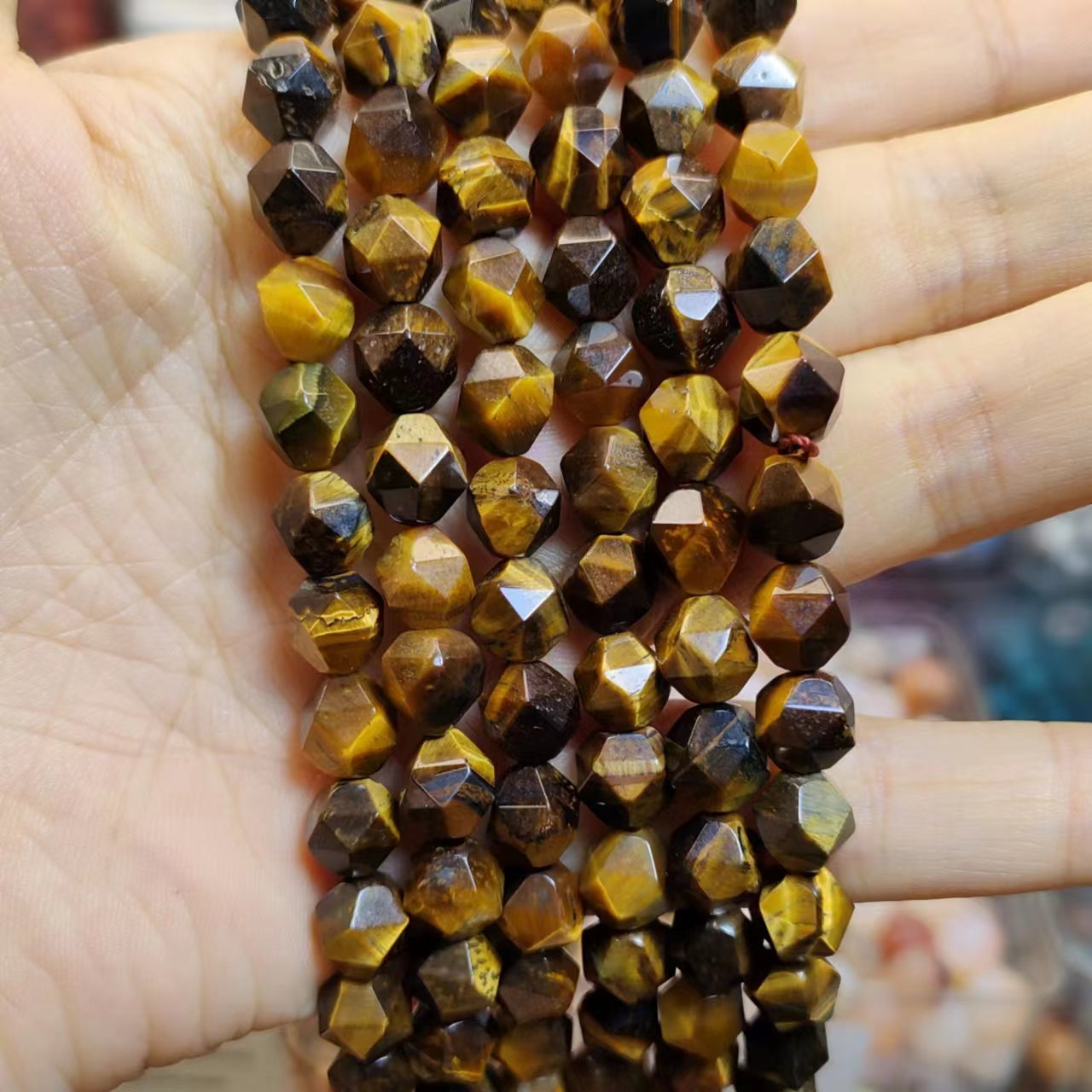 Link-G【Irregular shape】 Oval & Heart & Bamboo & Diamond& Donut & Barrel Beads & Chips DIY high quality Crysal