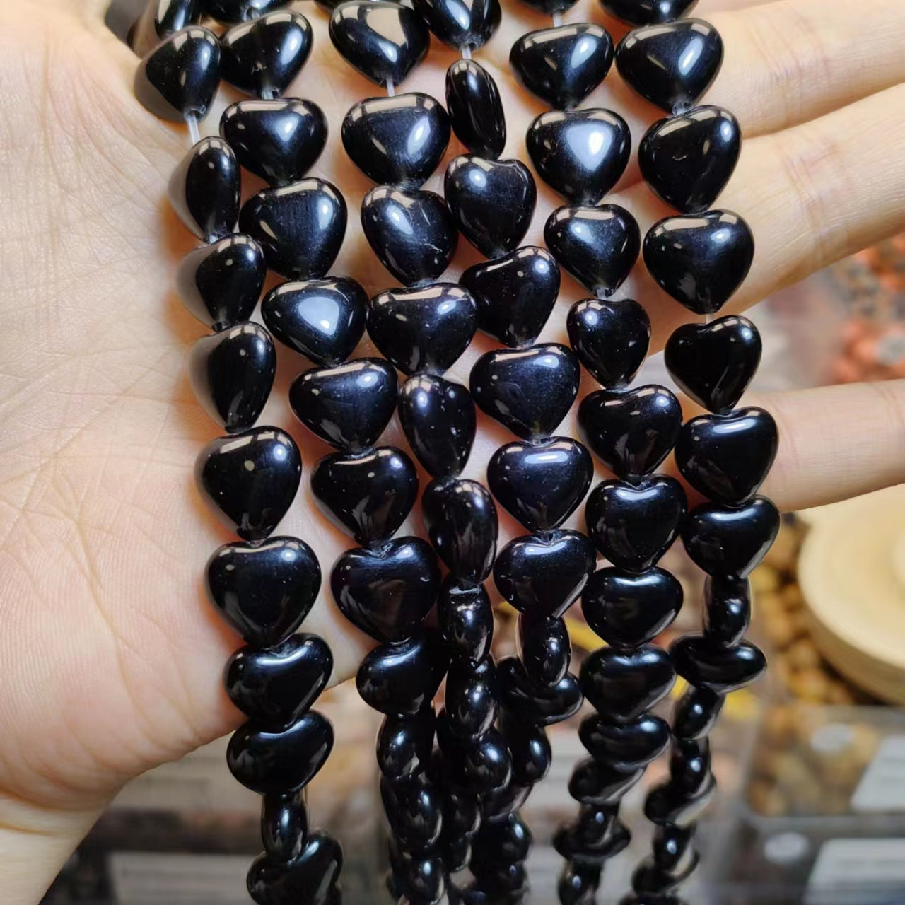 Link-G【Irregular shape】 Oval & Heart & Bamboo & Diamond& Donut & Barrel Beads & Chips DIY high quality Crysal