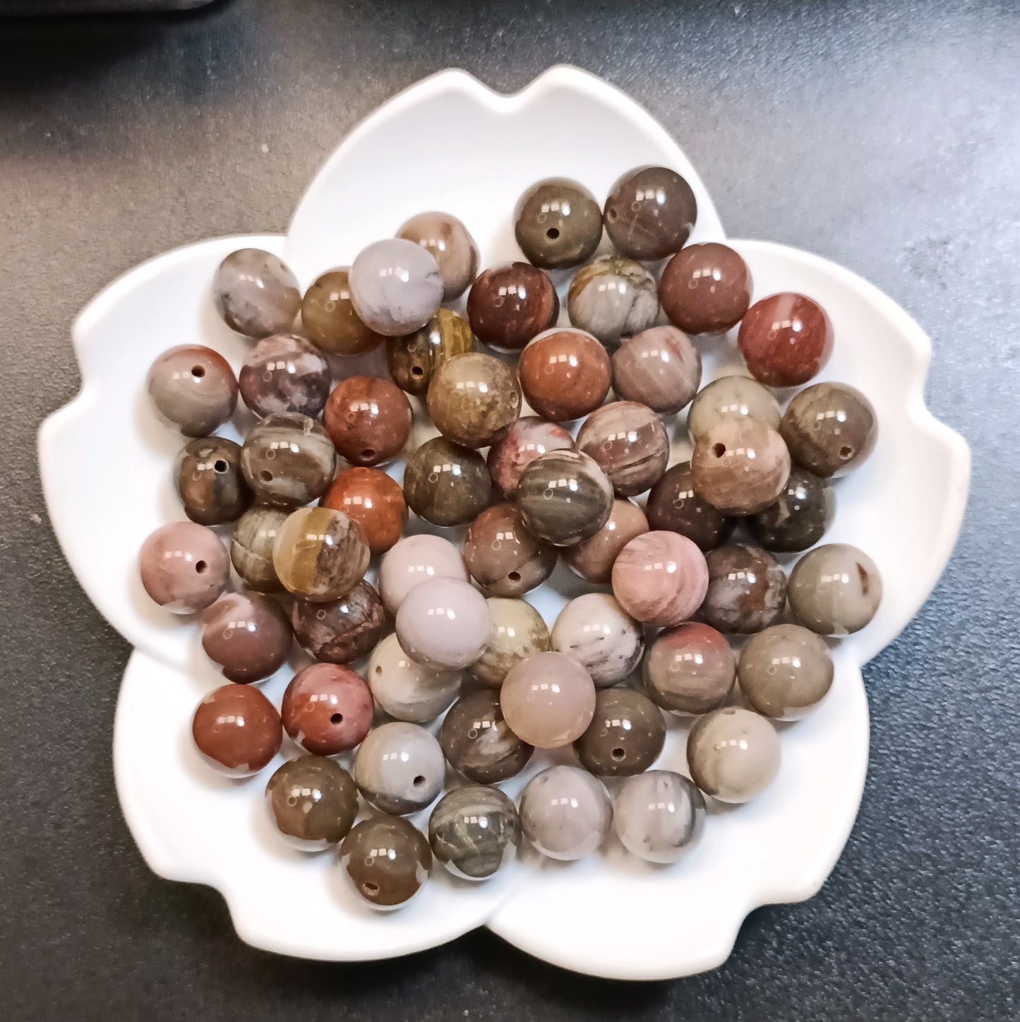 Link-E 【10mm】 (1 bowl = 15 scoops or 2 strnads) DIY high quality beads