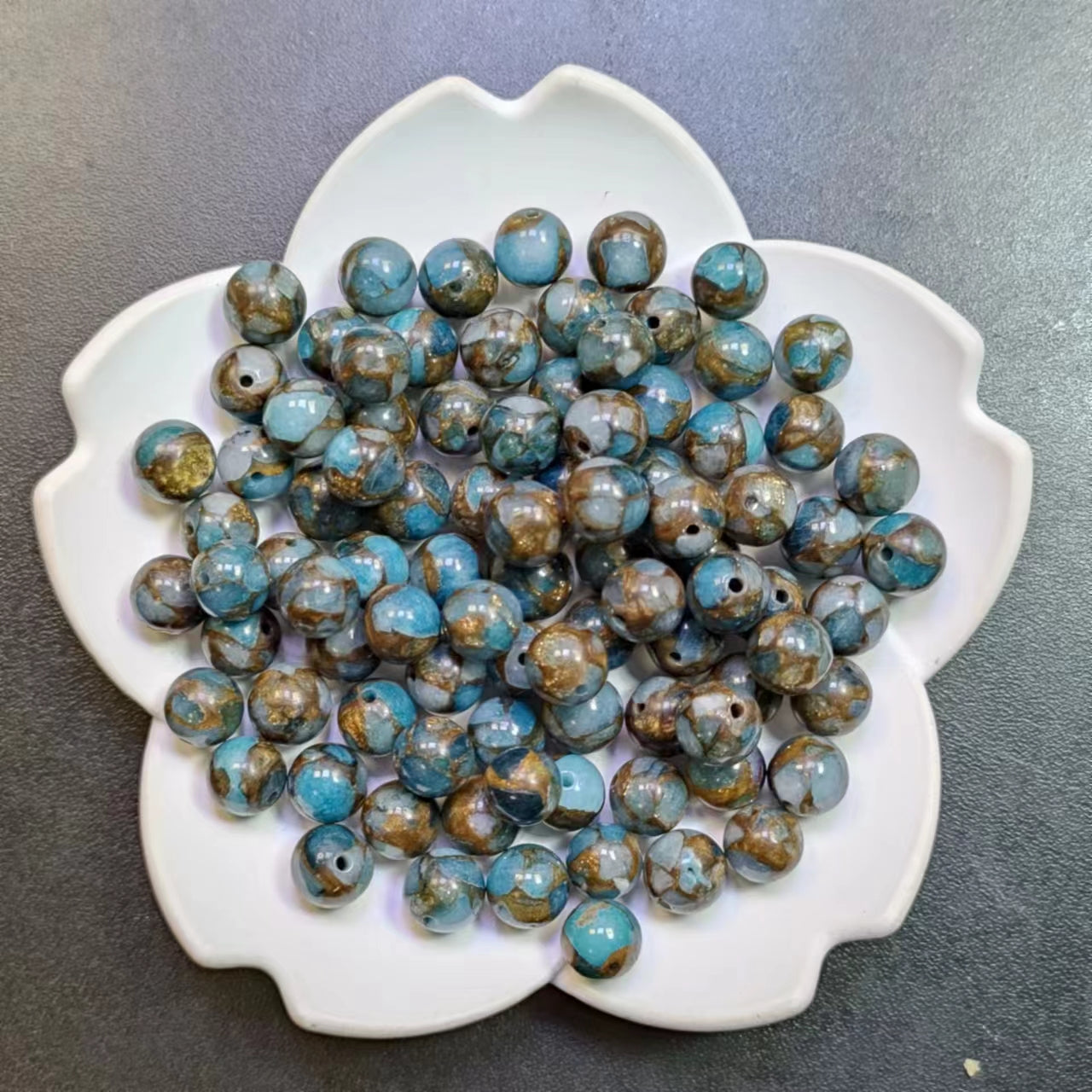 Link-D【VIP 8mm】(1 bowl=15 scoops or 3 strands)DIY high quality Crysal beads