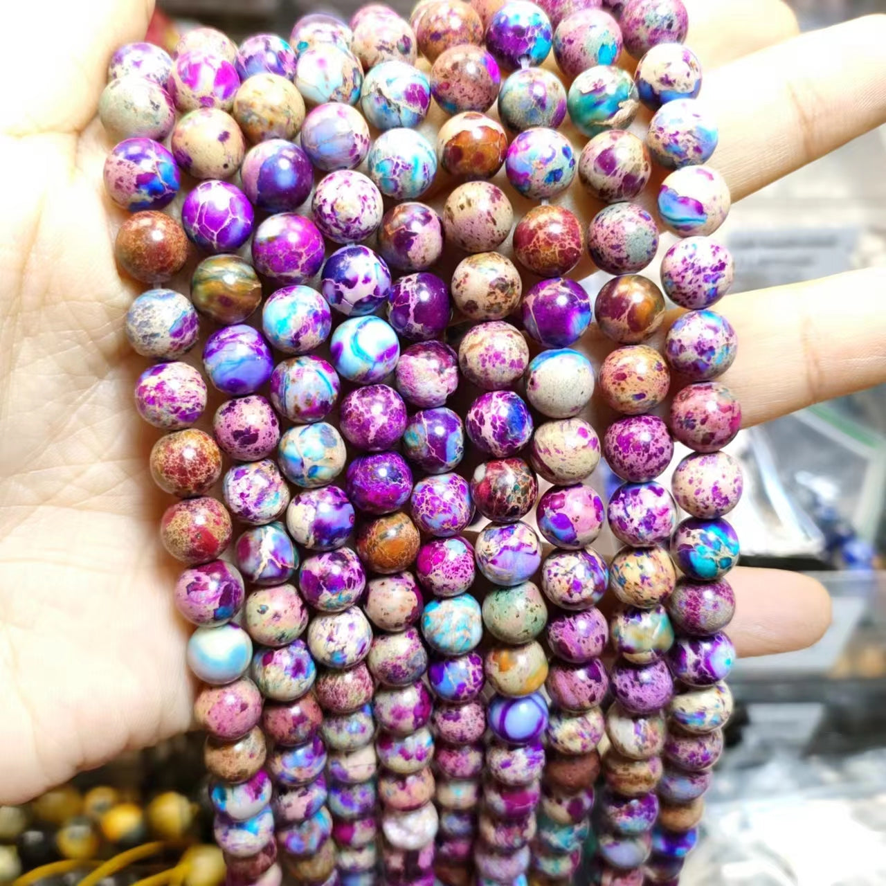 Link-D【VIP 8mm】(1 bowl=15 scoops or 3 strands)DIY high quality Crysal beads