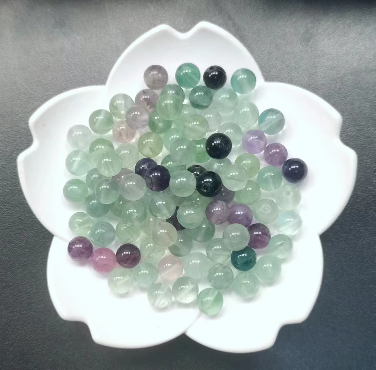 Link-D【VIP 8mm】(1 bowl=15 scoops or 3 strands)DIY high quality Crysal beads