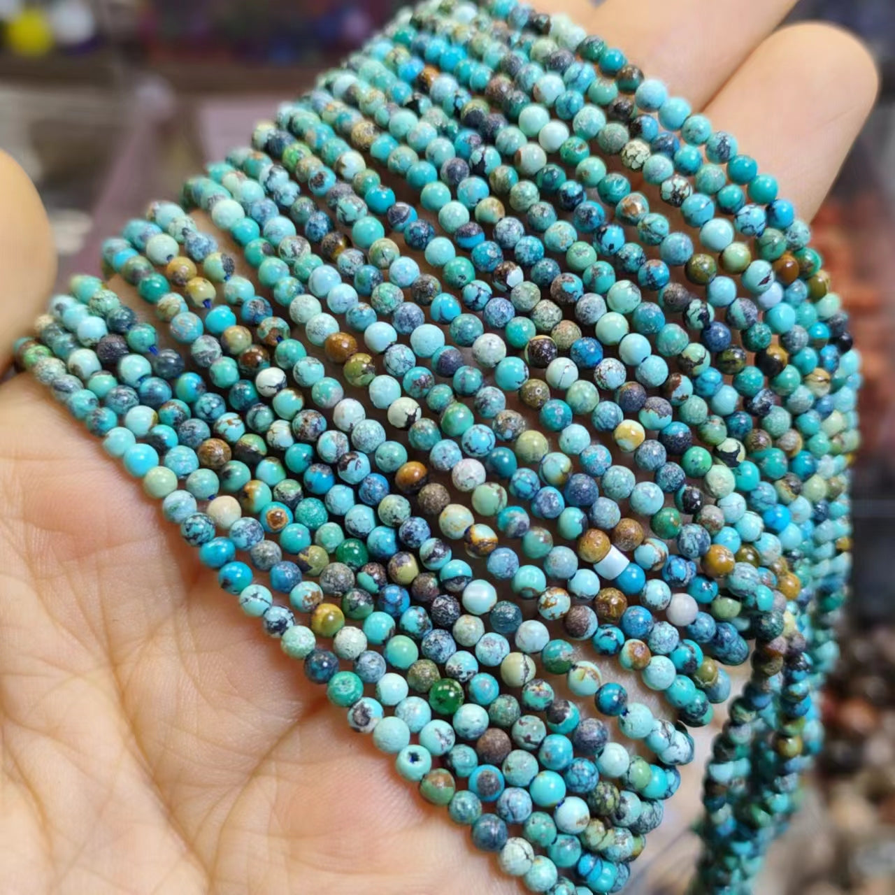 Link-A【2.5~4mm】(1 bwol=3 strands or 4 strands) DIY high quality natural beads