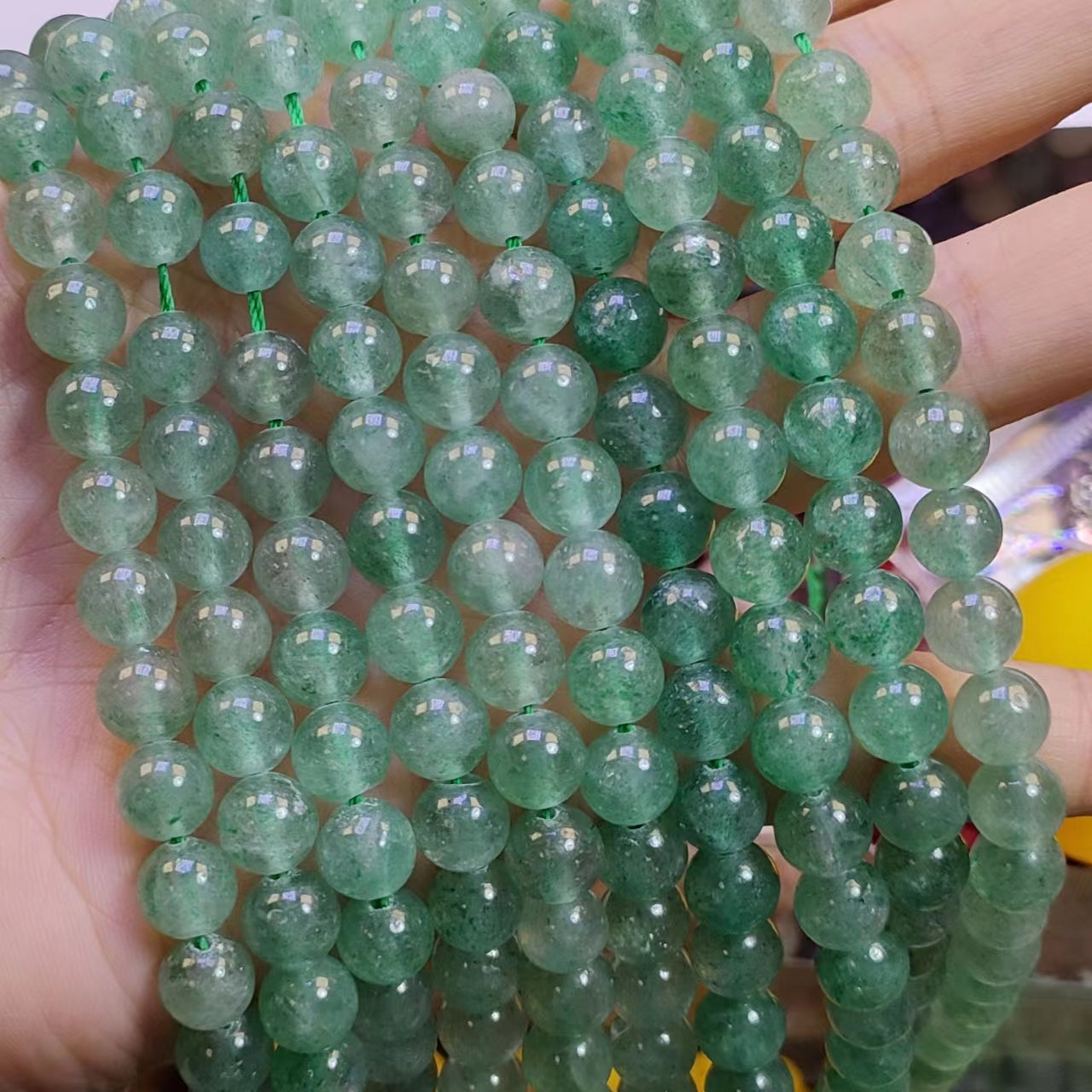 Link-D【VIP 8mm】(1 bowl=15 scoops or 3 strands)DIY high quality Crysal beads
