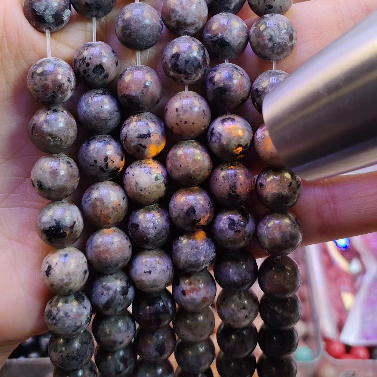 Link-B【6mm】(1 bowl=6 scoops or 3 strands) DIY high quality natural beads