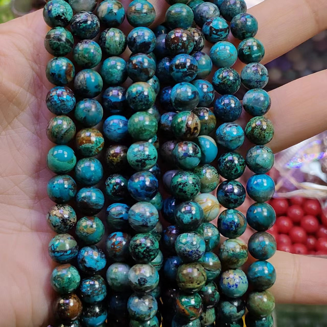 Link-D【VIP 8mm】(1 bowl=15 scoops or 3 strands)DIY high quality Crysal beads