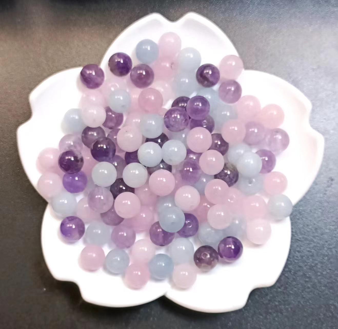 Link-E 【10mm】 (1 bowl = 15 scoops or 2 strnads) DIY high quality beads