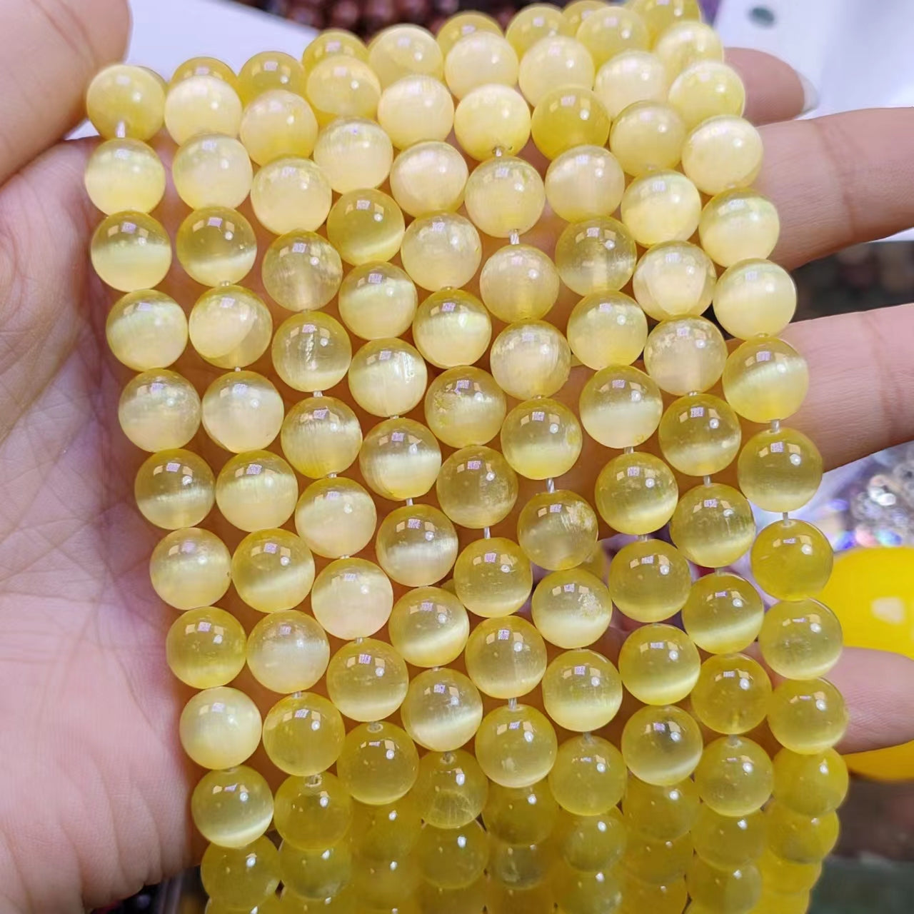 Link-D【VIP 8mm】(1 bowl=15 scoops or 3 strands)DIY high quality Crysal beads