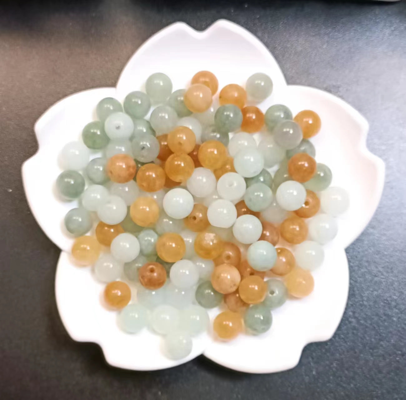 Link-D【VIP 8mm】(1 bowl=15 scoops or 3 strands)DIY high quality Crysal beads