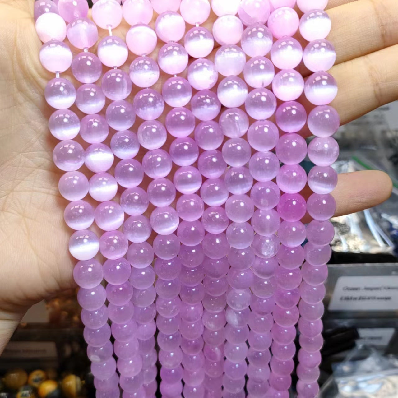 Link-D【VIP 8mm】(1 bowl=15 scoops or 3 strands)DIY high quality Crysal beads