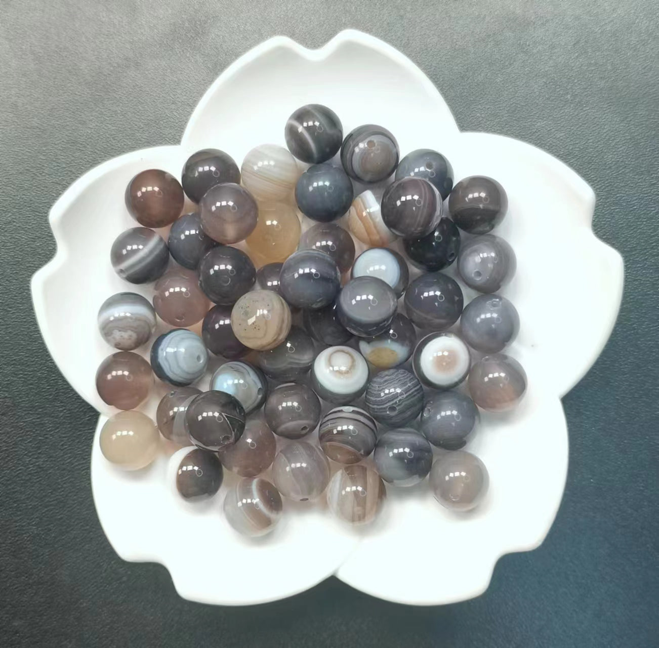 Link-D【VIP 8mm】(1 bowl=15 scoops or 3 strands)DIY high quality Crysal beads