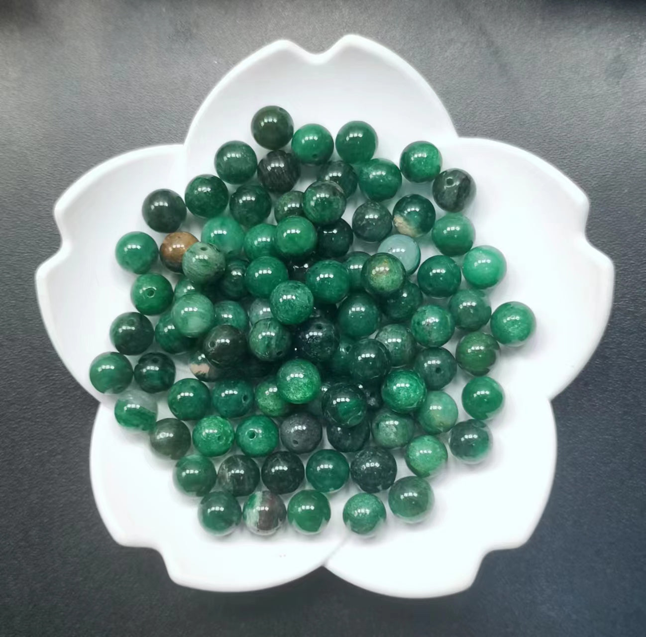 Link-D【VIP 8mm】(1 bowl=15 scoops or 3 strands)DIY high quality Crysal beads