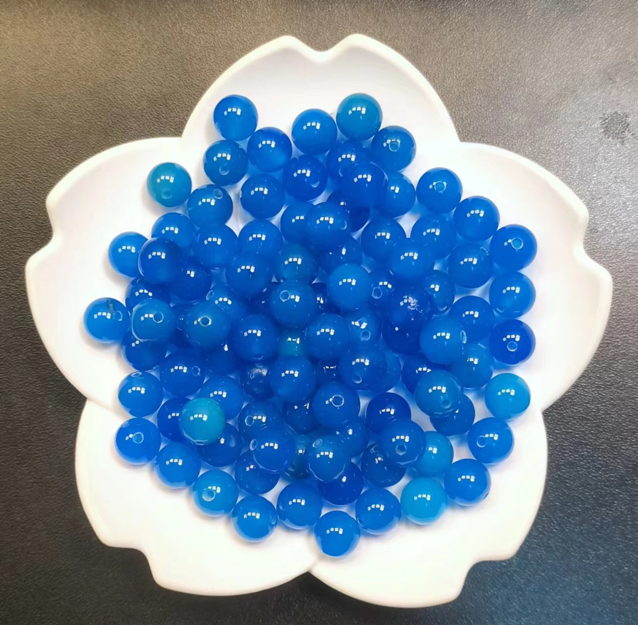 Link-D【VIP 8mm】(1 bowl=15 scoops or 3 strands)DIY high quality Crysal beads