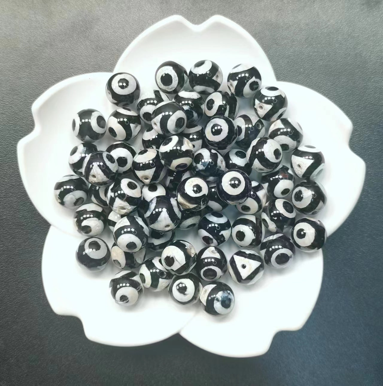 Link-E 【10mm】 (1 bowl = 15 scoops or 2 strnads) DIY high quality beads