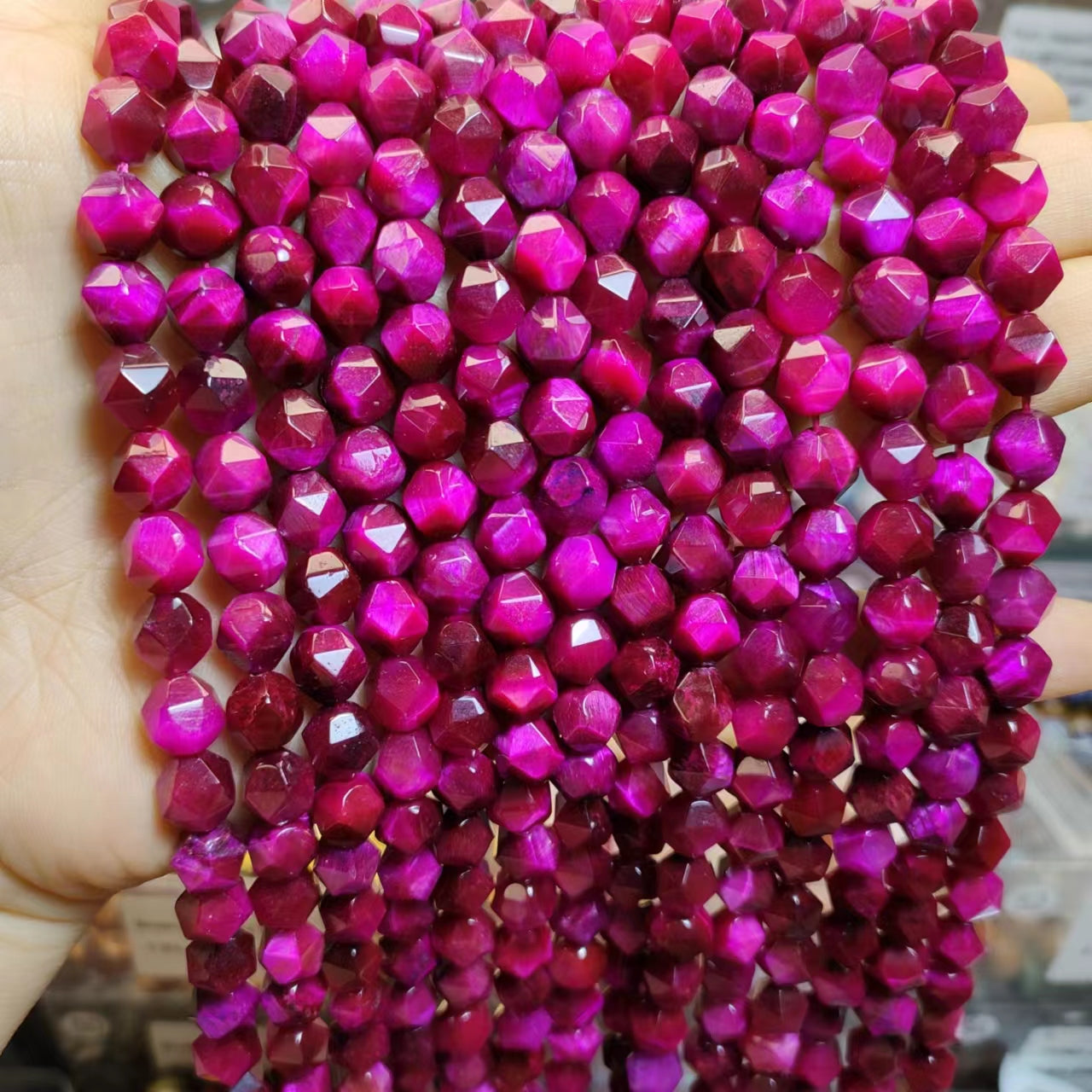 Link-G【Irregular shape】 Oval & Heart & Bamboo & Diamond& Donut & Barrel Beads & Chips DIY high quality Crysal
