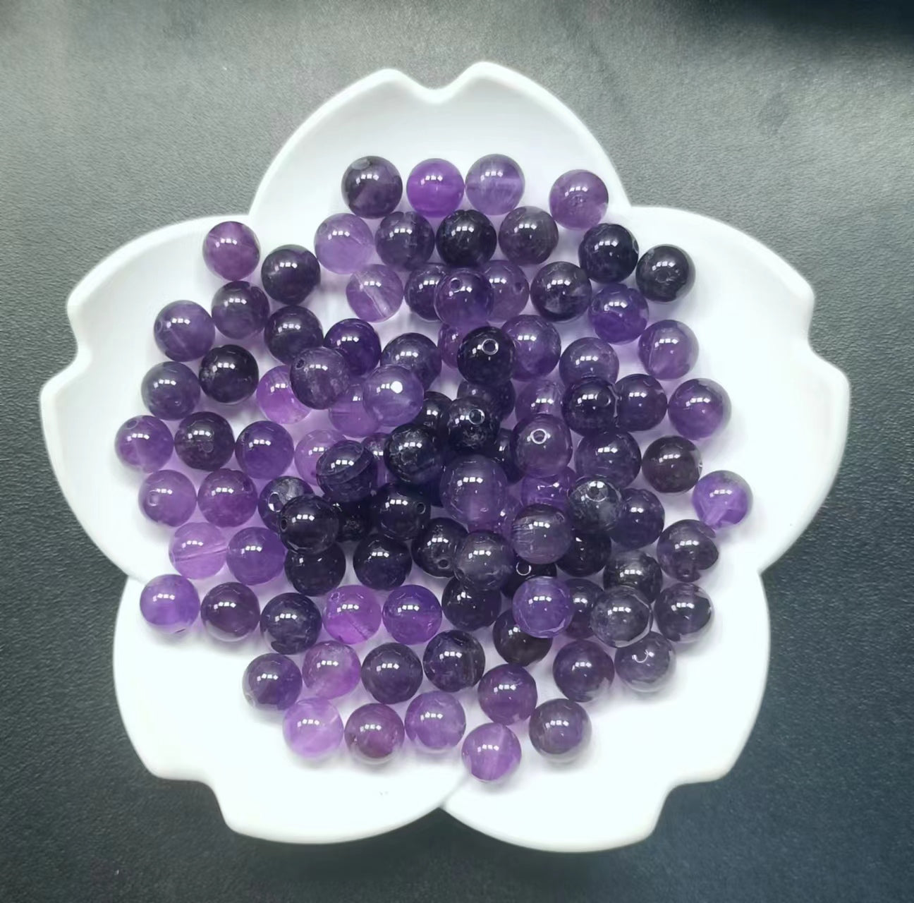 Link-D【VIP 8mm】(1 bowl=15 scoops or 3 strands)DIY high quality Crysal beads