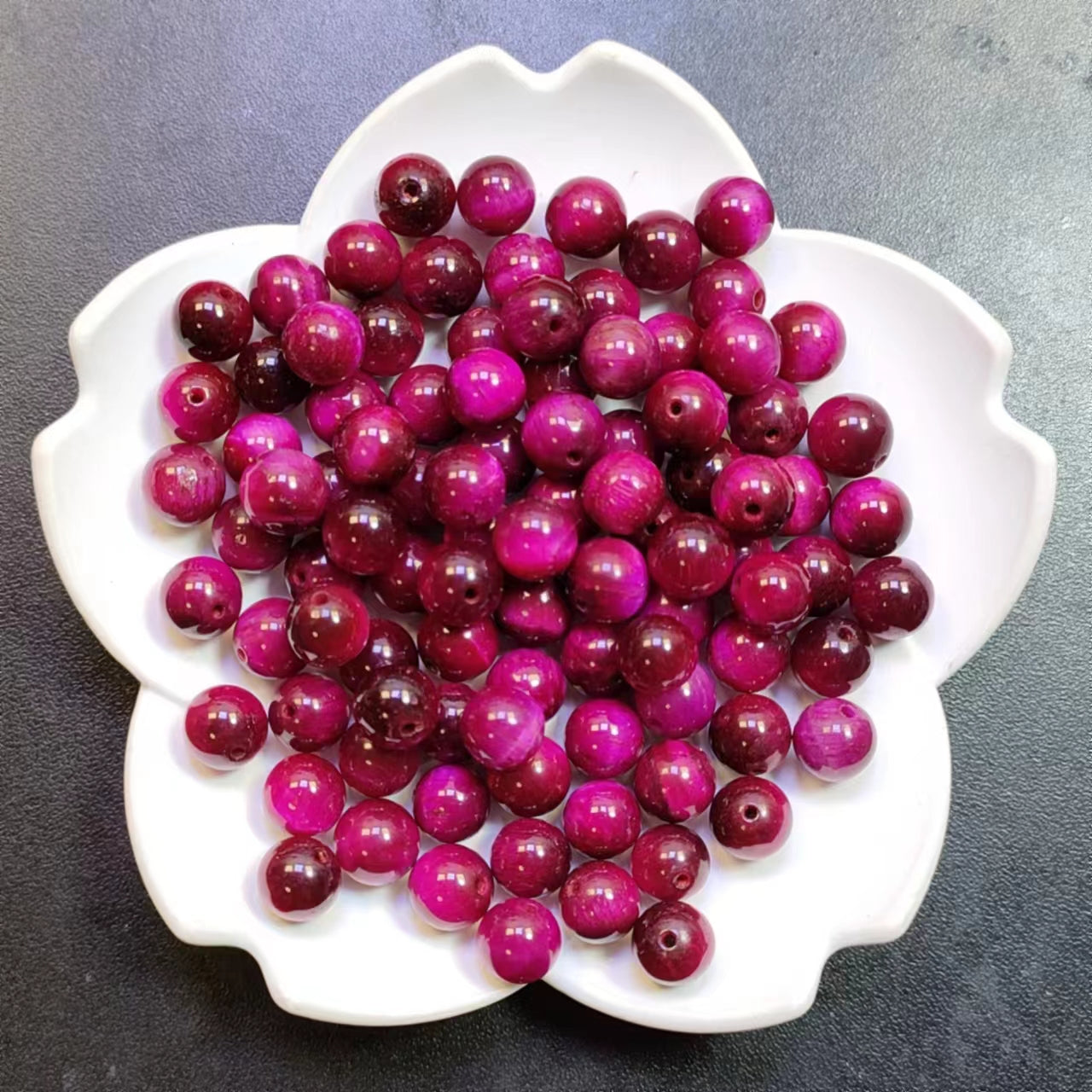 Link-D【VIP 8mm】(1 bowl=15 scoops or 3 strands)DIY high quality Crysal beads
