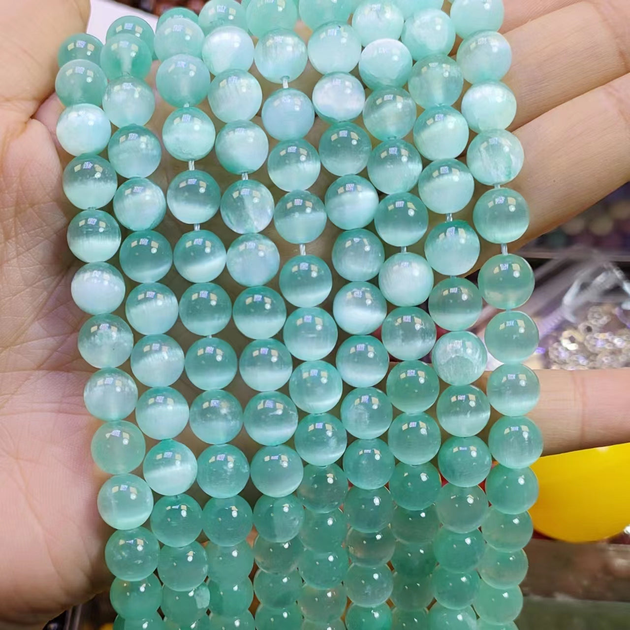 Link-D【VIP 8mm】(1 bowl=15 scoops or 3 strands)DIY high quality Crysal beads