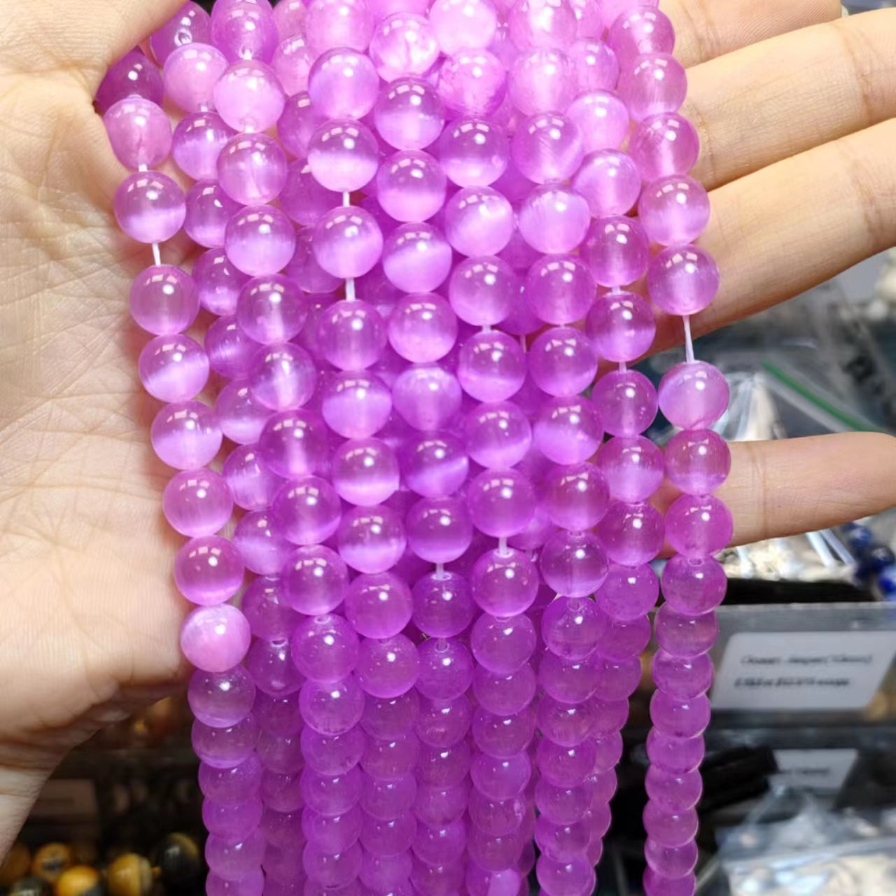Link-D【VIP 8mm】(1 bowl=15 scoops or 3 strands)DIY high quality Crysal beads