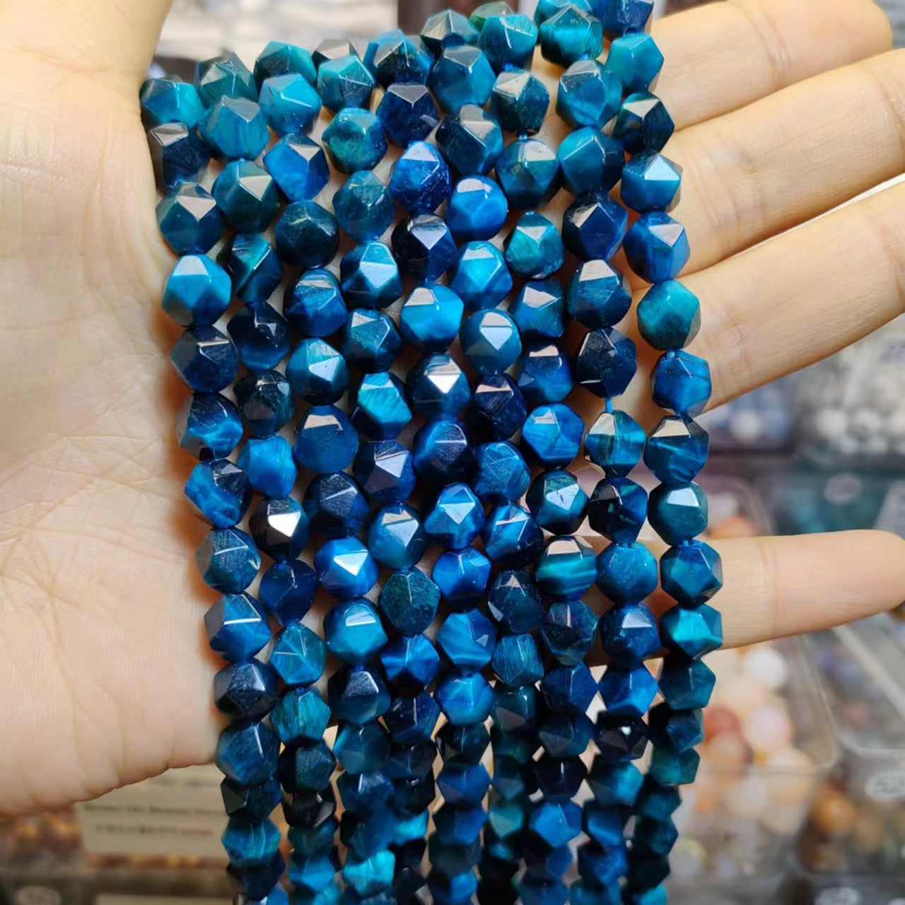 Link-G【Irregular shape】 Oval & Heart & Bamboo & Diamond& Donut & Barrel Beads & Chips DIY high quality Crysal