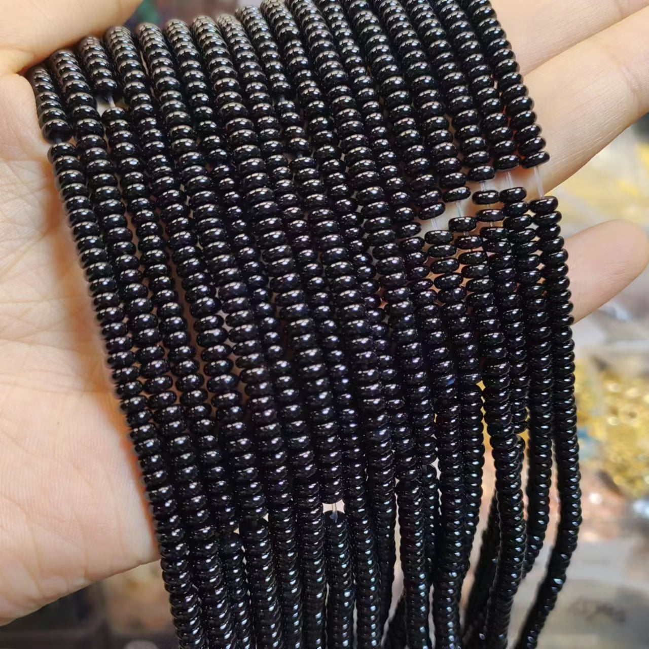 Link-G【Irregular shape】 Oval & Heart & Bamboo & Diamond& Donut & Barrel Beads & Chips DIY high quality Crysal