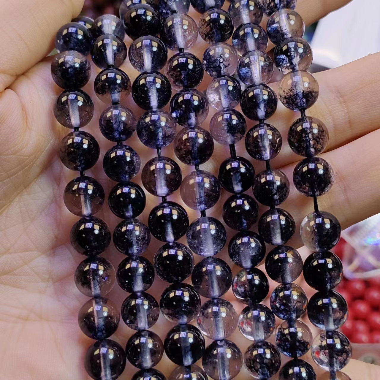 Link-B【6mm】(1 bowl=6 scoops or 3 strands) DIY high quality natural beads