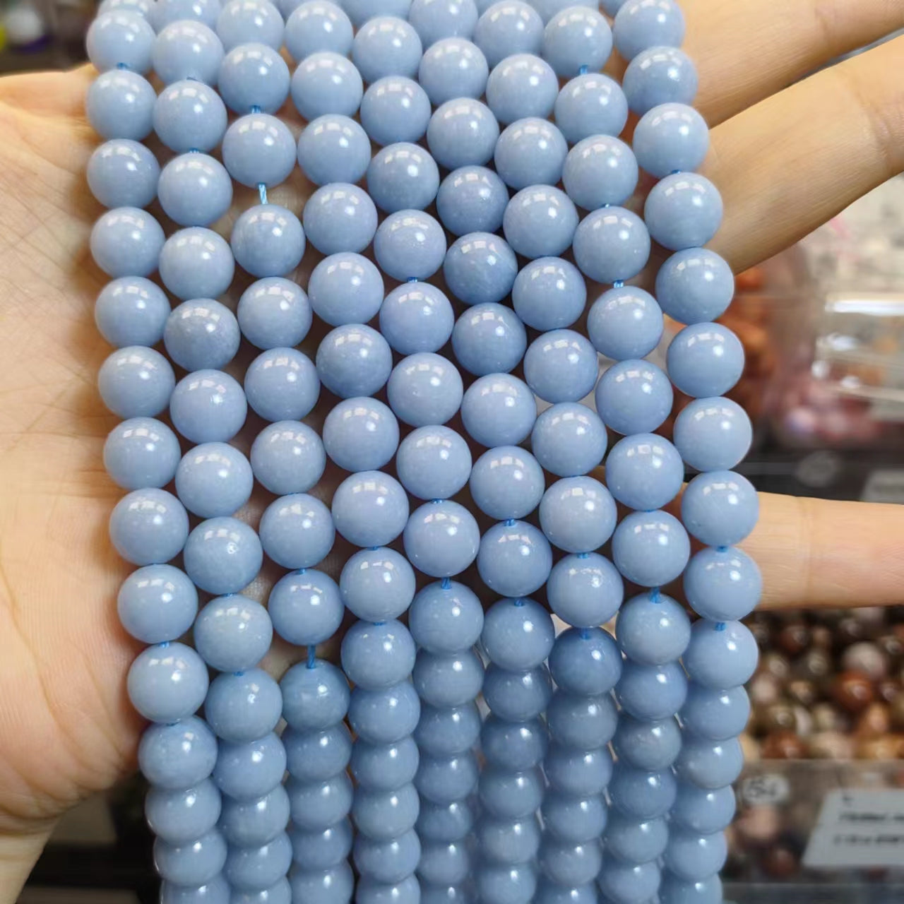 Link-D【VIP 8mm】(1 bowl=15 scoops or 3 strands)DIY high quality Crysal beads