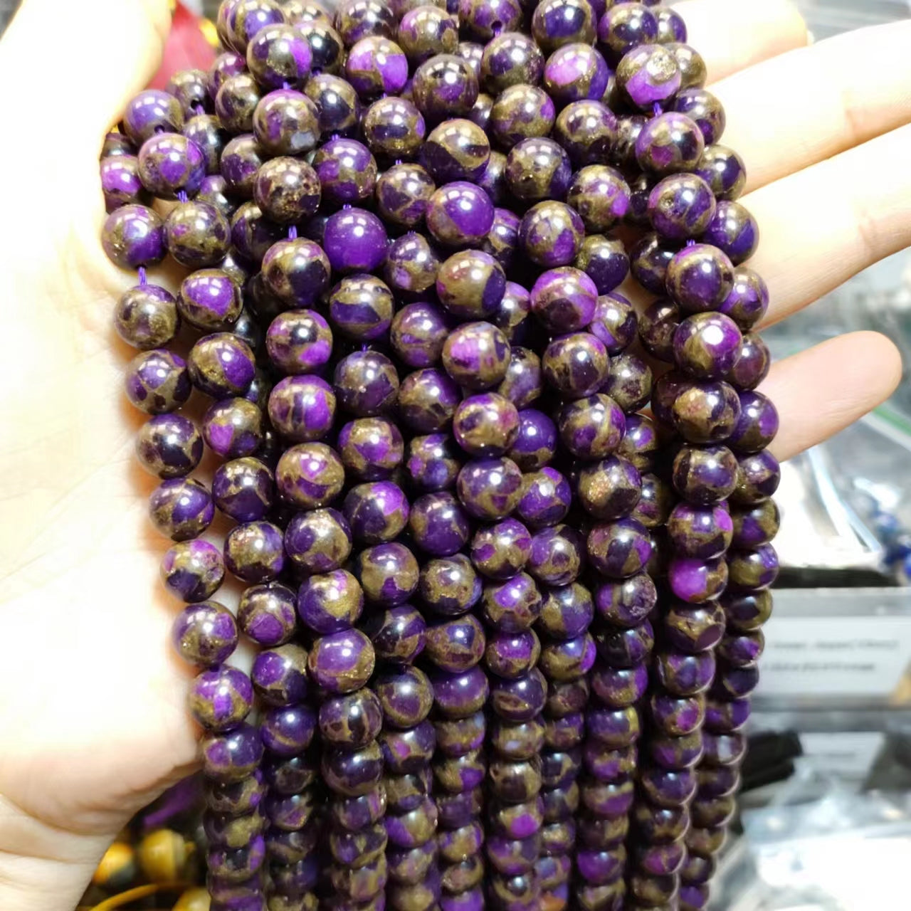 Link-D【VIP 8mm】(1 bowl=15 scoops or 3 strands)DIY high quality Crysal beads