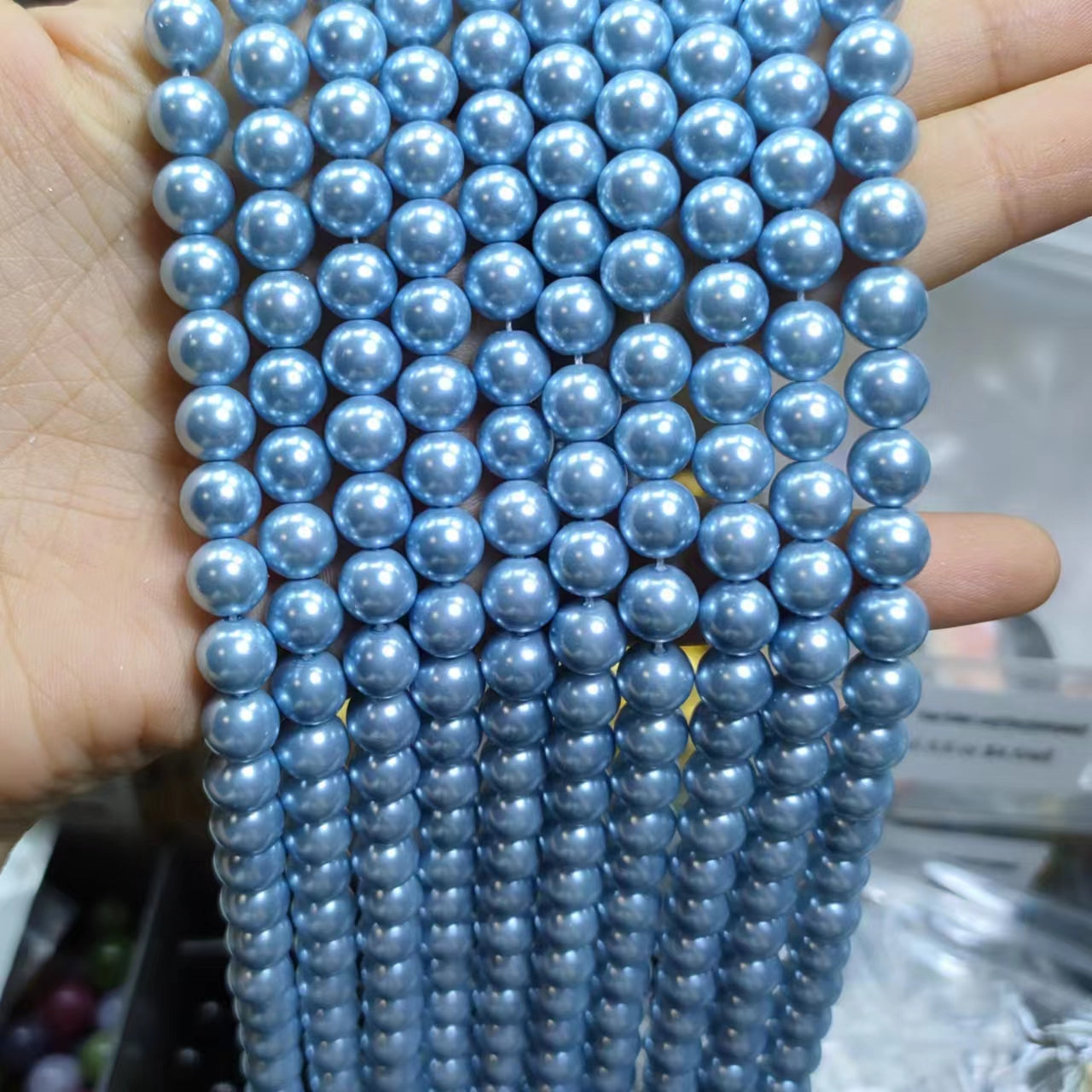 Link-E 【10mm】 (1 bowl = 15 scoops or 2 strnads) DIY high quality beads