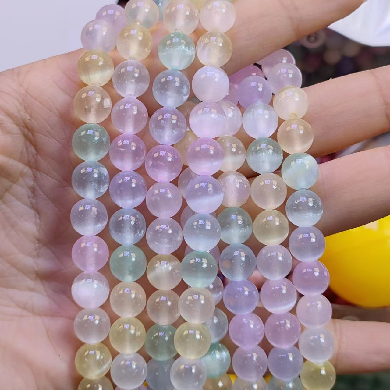 Link-E 【10mm】 (1 bowl = 15 scoops or 2 strnads) DIY high quality beads