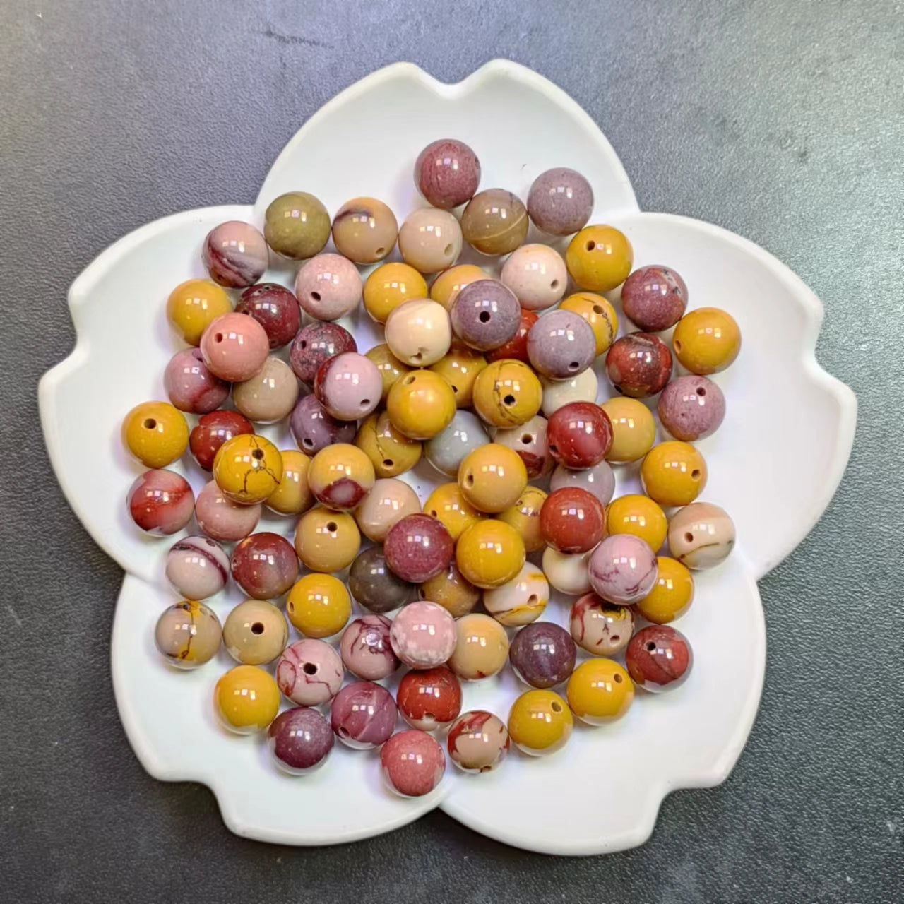 Link-D【VIP 8mm】(1 bowl=15 scoops or 3 strands)DIY high quality Crysal beads