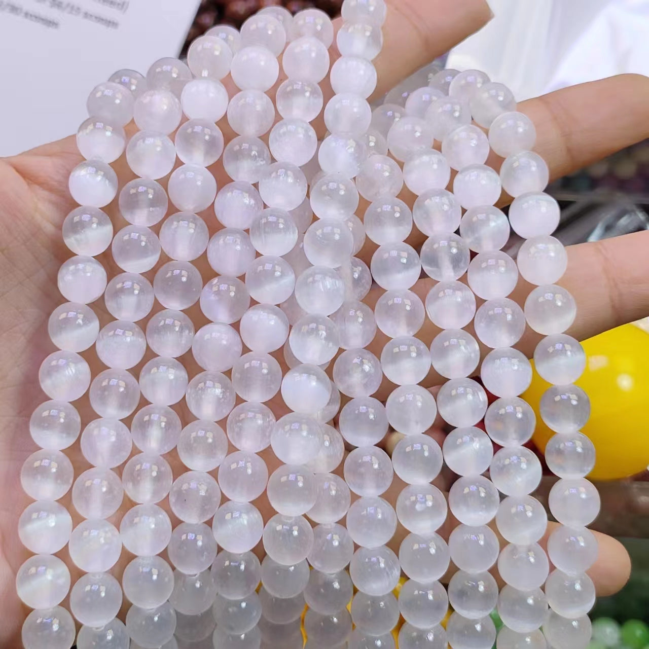 Link-D【VIP 8mm】(1 bowl=15 scoops or 3 strands)DIY high quality Crysal beads