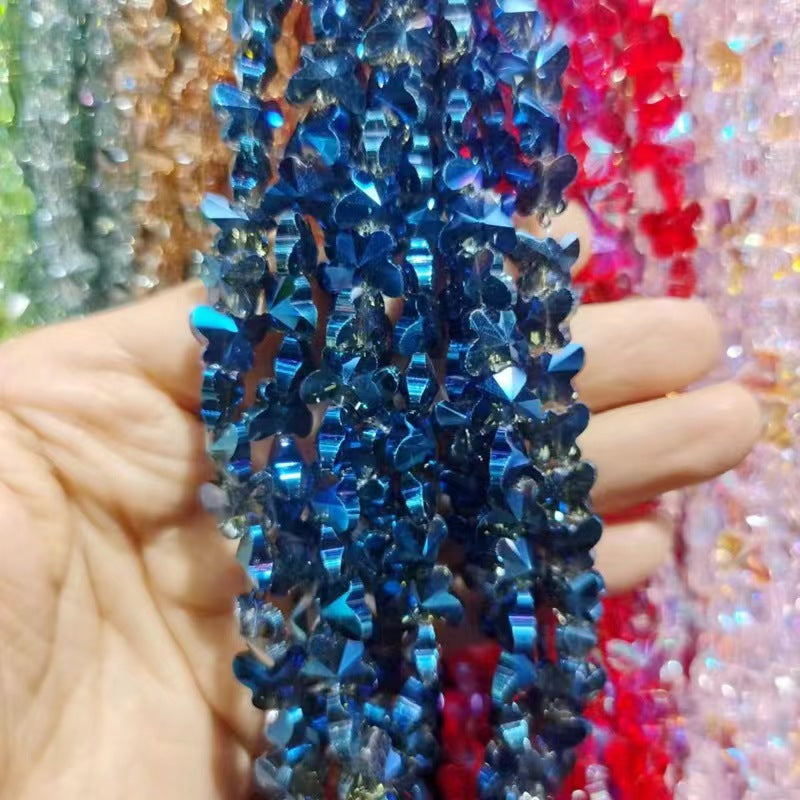 Link-G glass butterfly & Clover DIY high quality Crysal beads
