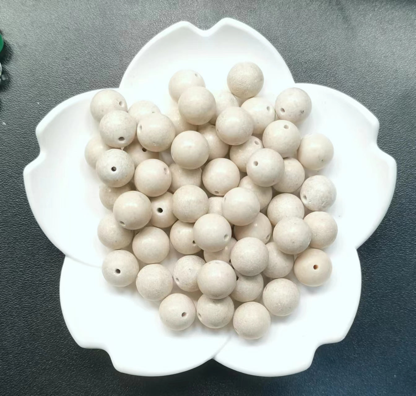 Link-B【6mm】(1 bowl=6 scoops or 3 strands) DIY high quality natural beads