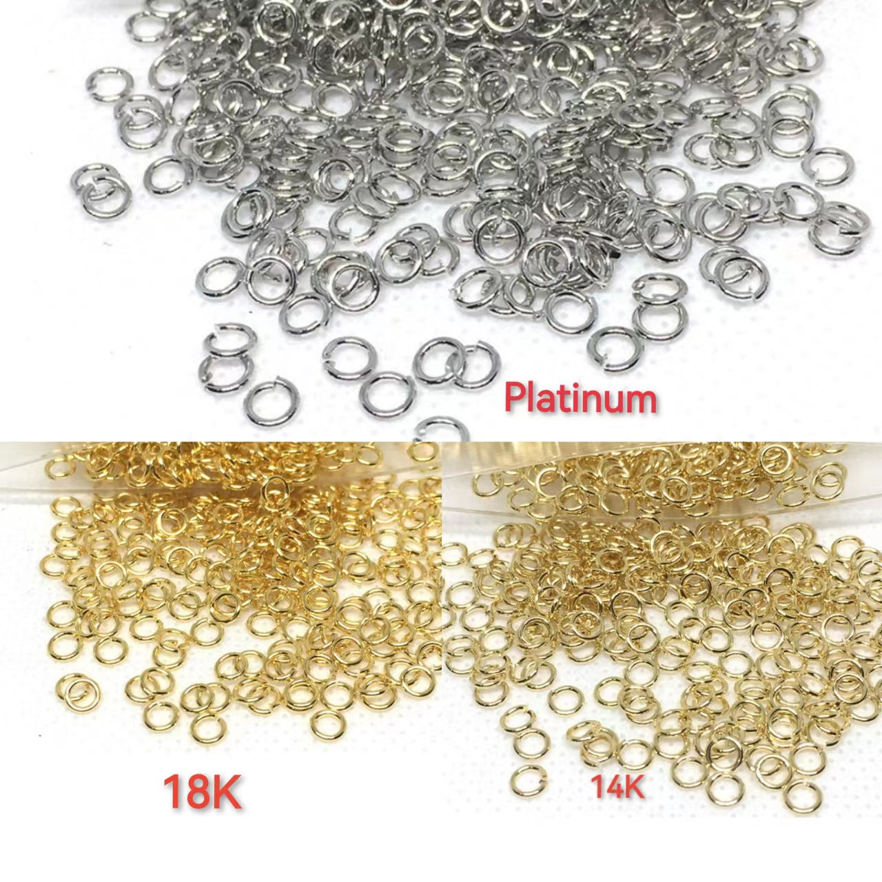 DIY bracelet Accessories charms & flower picecs & spacers & chains& open-ending rings&bead coated ring & flat bottom needle