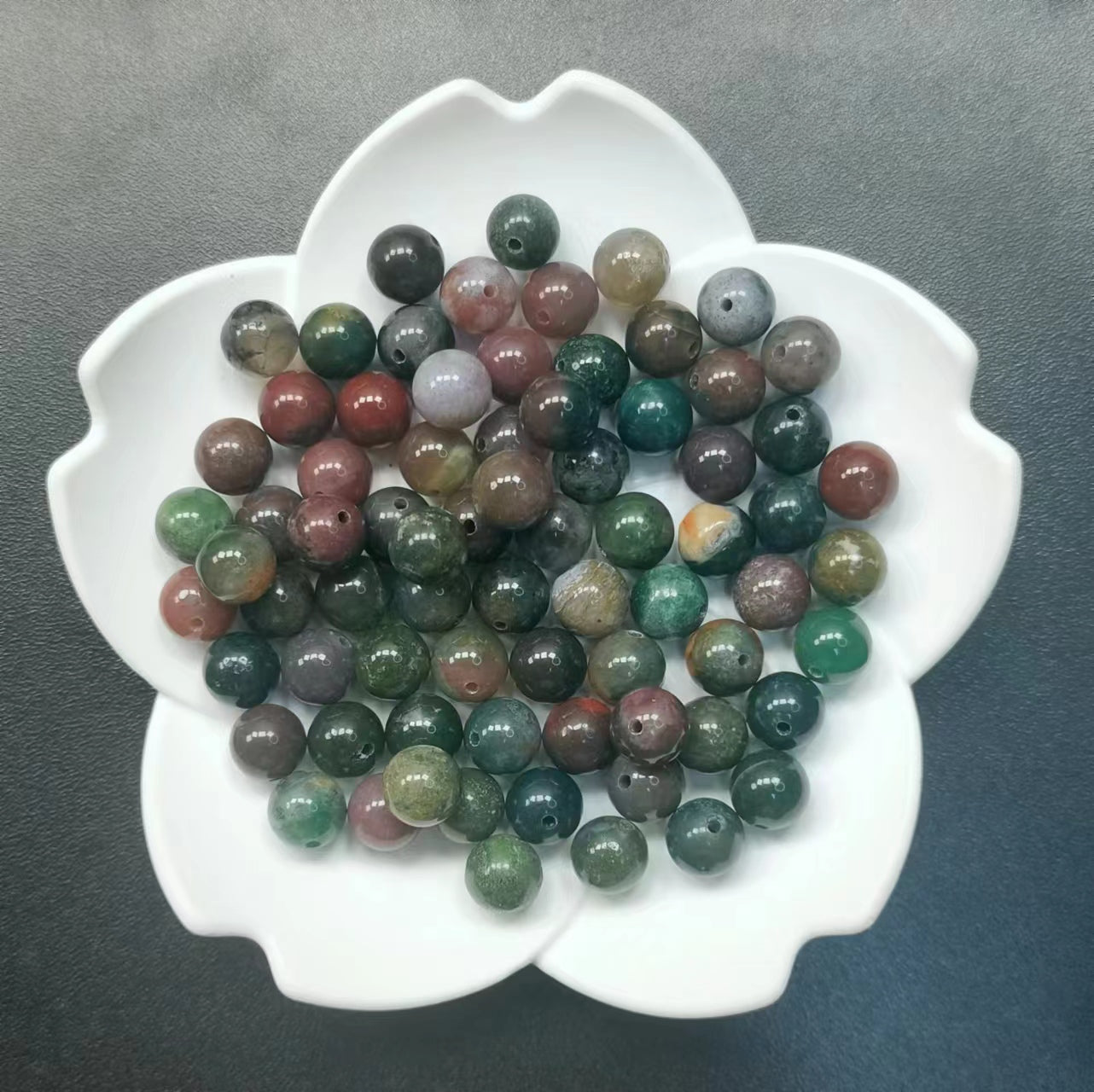 Link-B【6mm】(1 bowl=6 scoops or 3 strands) DIY high quality natural beads