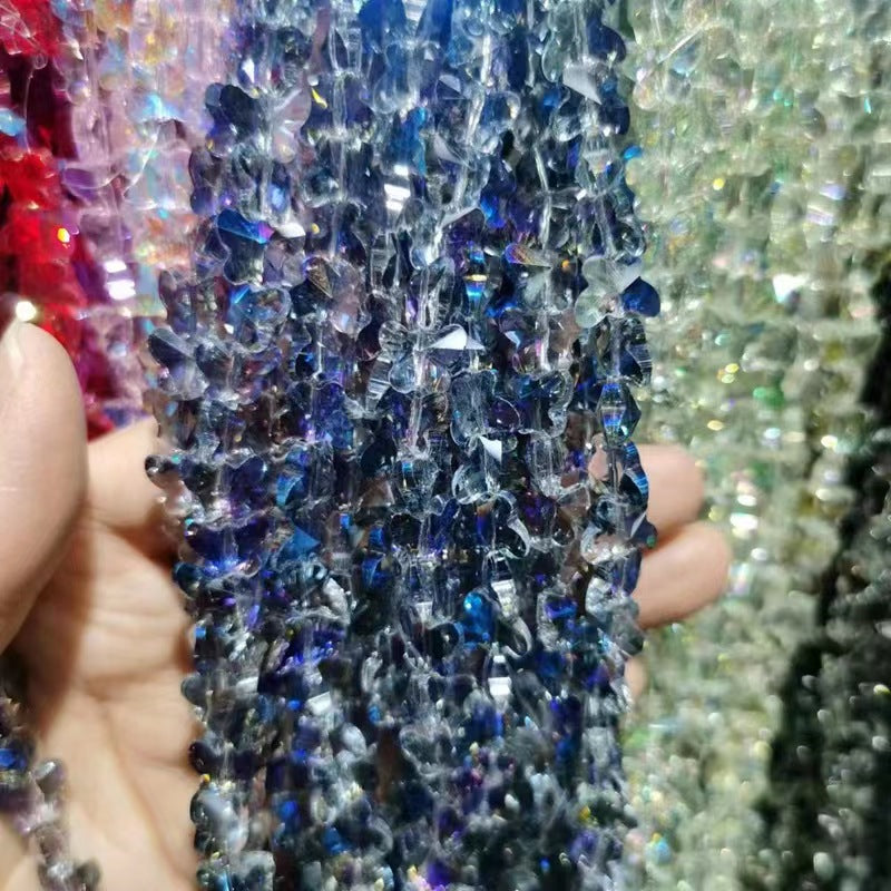Link-G glass butterfly & Clover DIY high quality Crysal beads