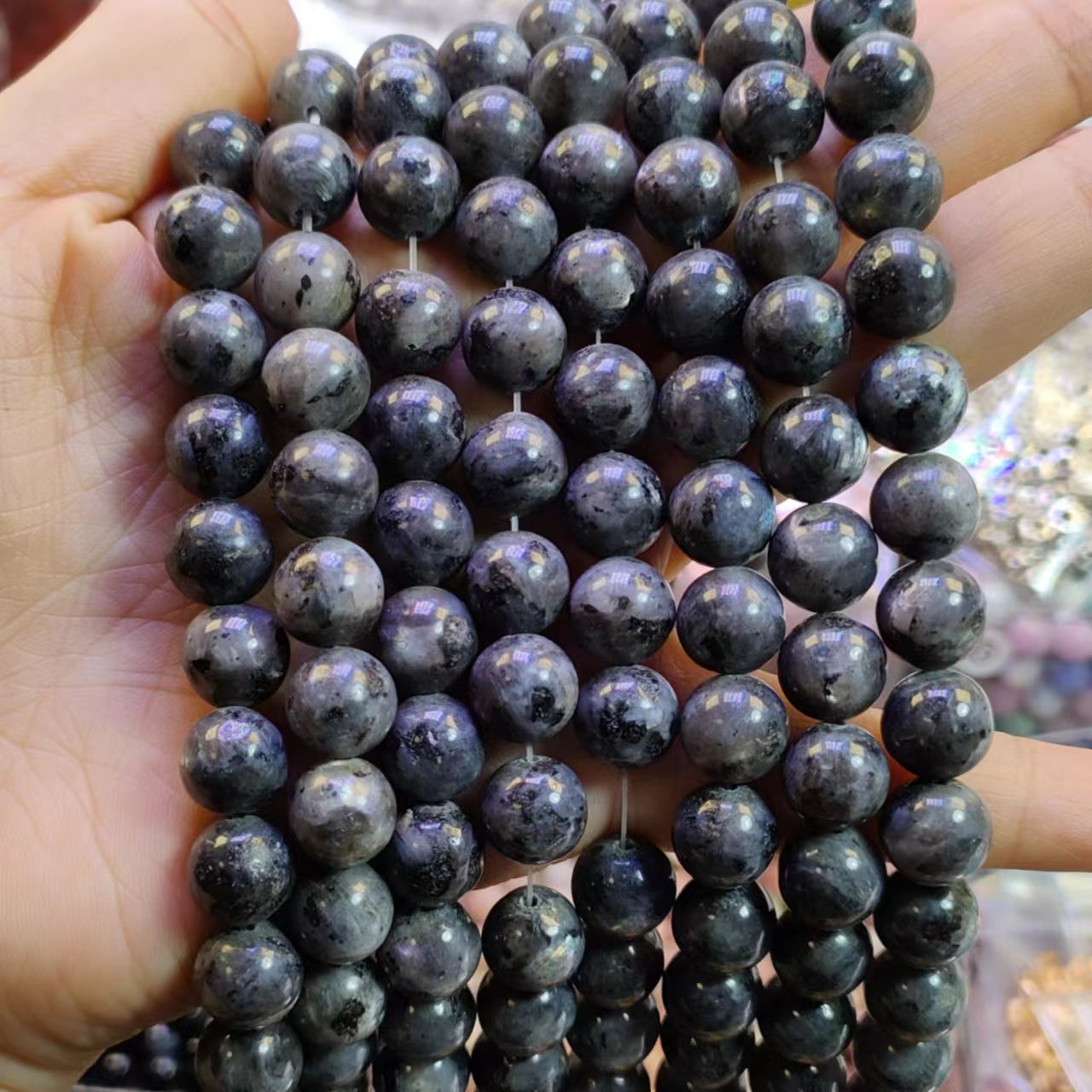 Promotion NO.4 [10mm]  (1 bowl = 15 scoops or 2 strands or 3 strands) DIY high quality beads