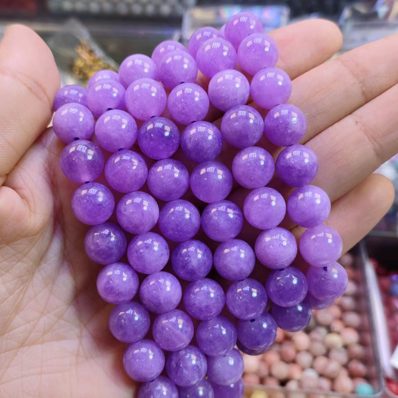 Promotion NO.4 [10mm]  (1 bowl = 15 scoops or 2 strands or 3 strands) DIY high quality beads