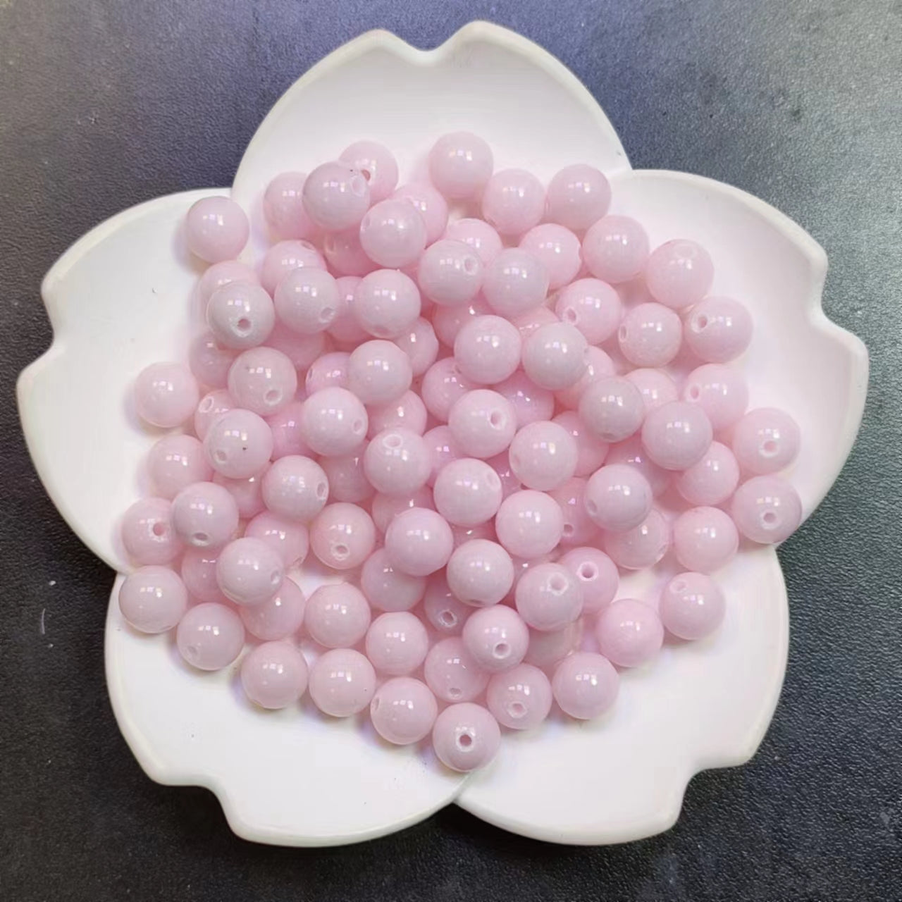 Link-C【8mm】(1 bowl=15 scoops or 3 strands) DIY High Quality Beads