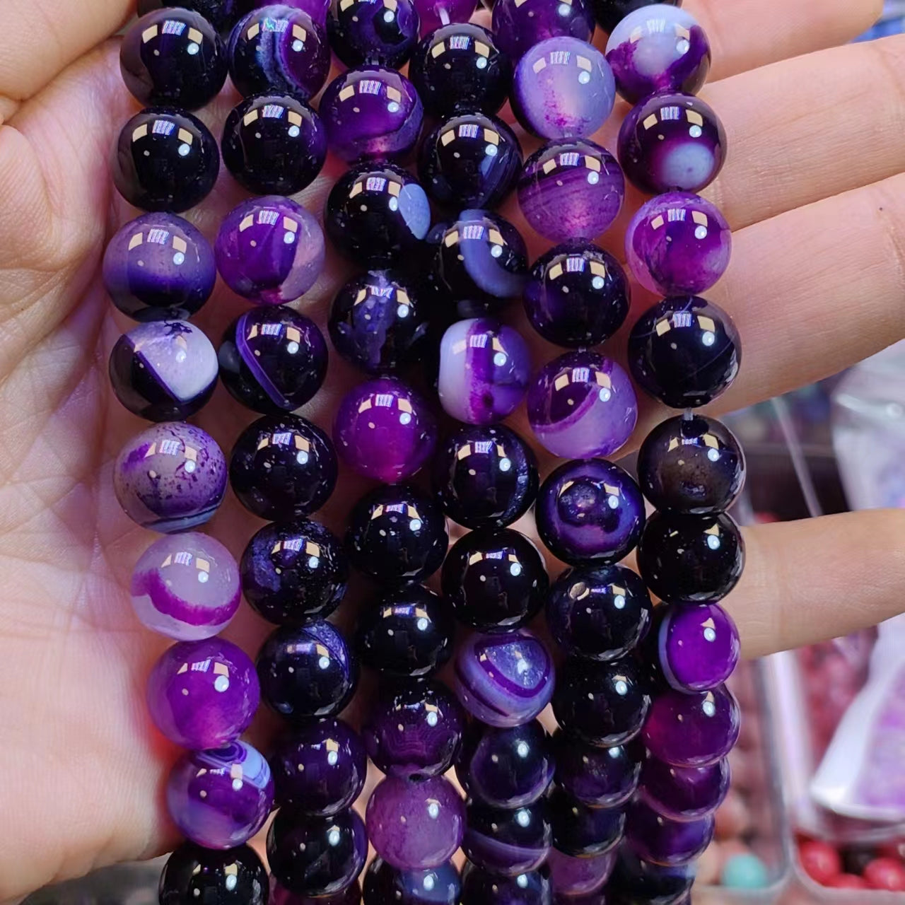 Promotion NO.4 [10mm]  (1 bowl = 15 scoops or 2 strands or 3 strands) DIY high quality beads