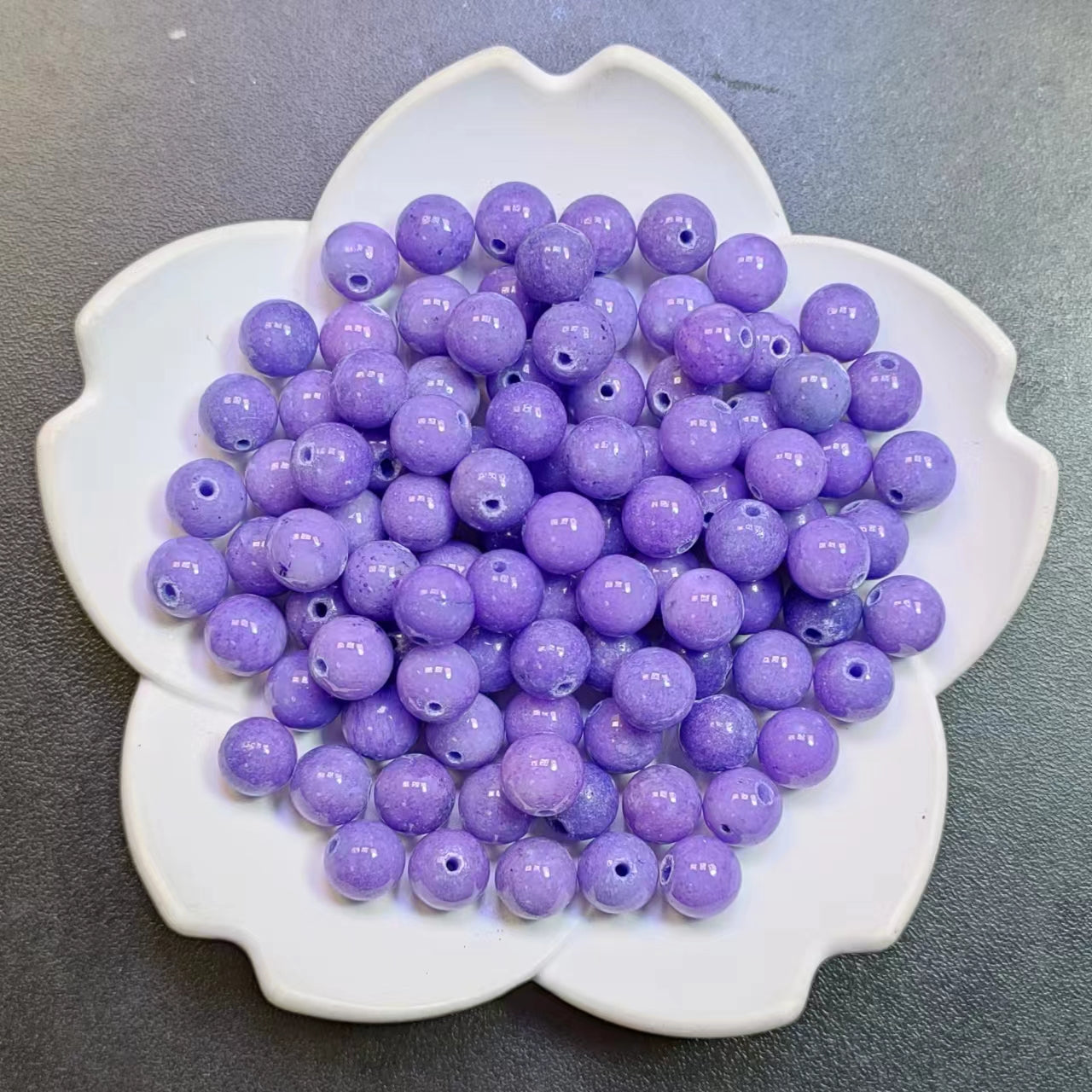 Link-C【8mm】(1 bowl=15 scoops or 3 strands) DIY High Quality Beads