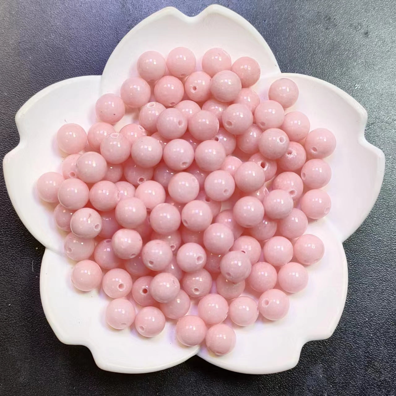 Link-C【8mm】(1 bowl=15 scoops or 3 strands) DIY High Quality Beads