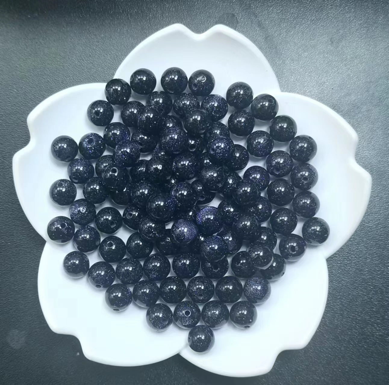 Link-C【8mm】(1 bowl=15 scoops or 3 strands) DIY High Quality Beads