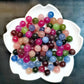 Link-C【8mm】(1 bowl=15 scoops or 3 strands) DIY High Quality Beads