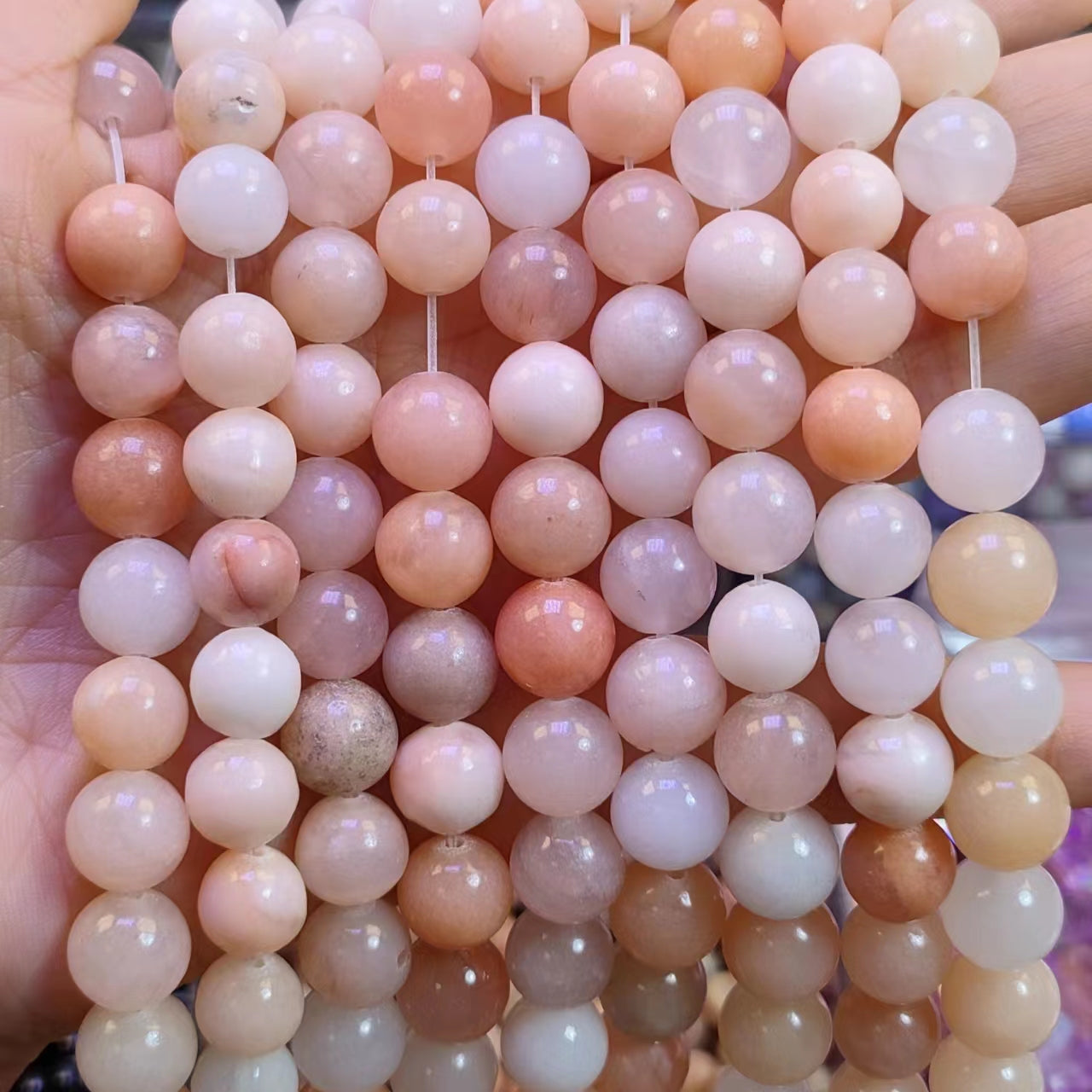 Promotion NO.4 [10mm]  (1 bowl = 15 scoops or 2 strands or 3 strands) DIY high quality beads