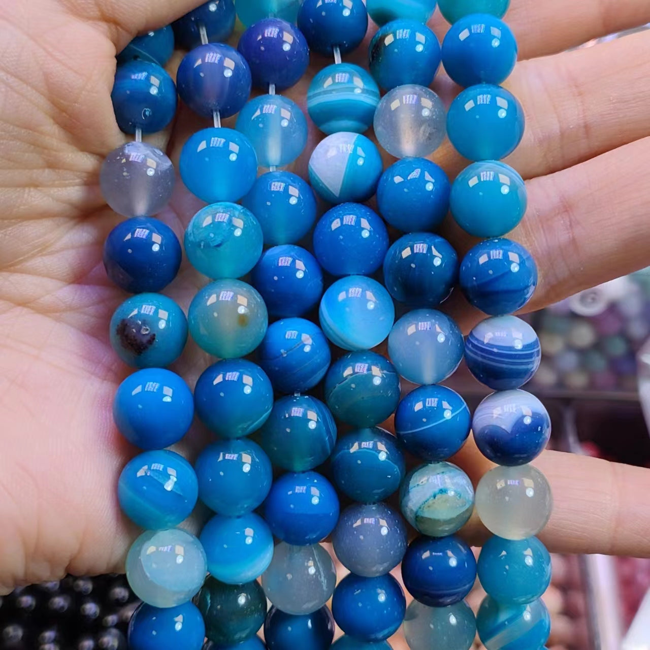 Promotion NO.4 [10mm]  (1 bowl = 15 scoops or 2 strands or 3 strands) DIY high quality beads